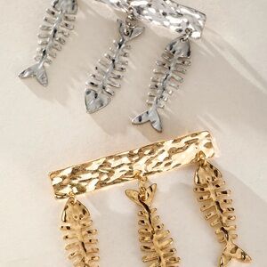 FREE PEOPLE Fish Outta Water Brooch